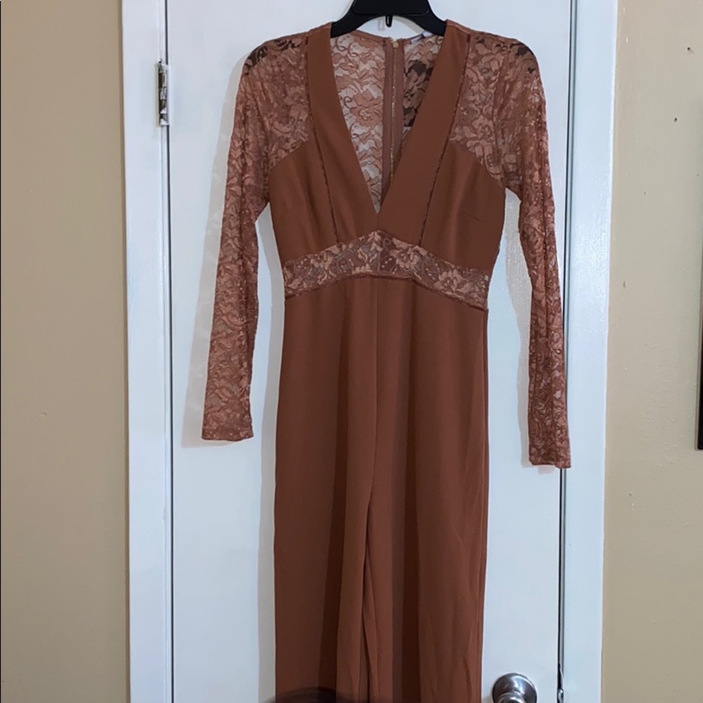 Lace Cut Jumpsuit